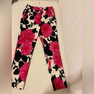 Trina Turk Floral Pattern Pants